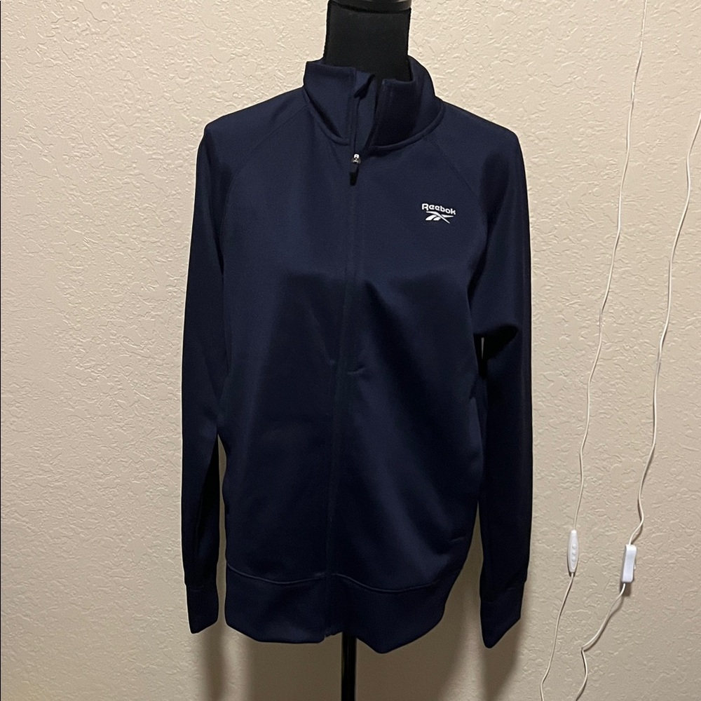 Reebok Women's Dark Blue Track Jacket - Picture 1 of 7